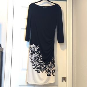 Ralph Lauren Black and White Dress size 14